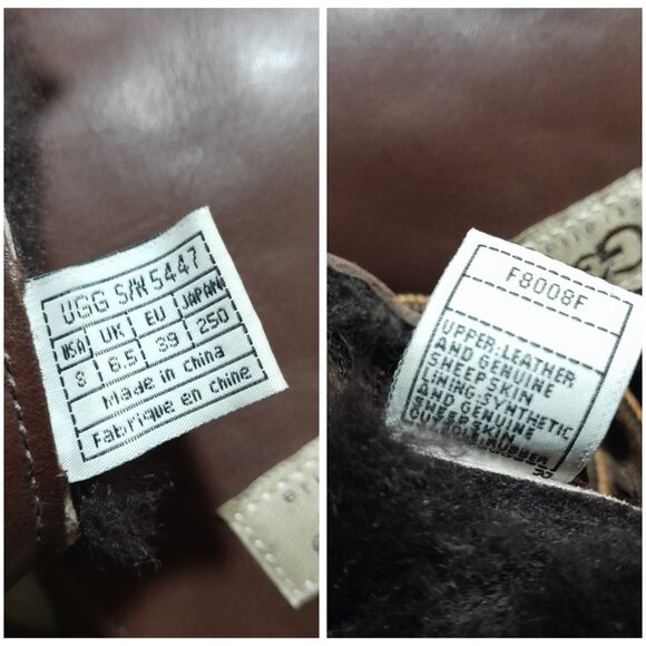 SOLD🟠🟠🟠🟠🟠🟠UGG Tall Adirondack Women's Boots Dark Brown Black Size 8 - Picture 9 of 16